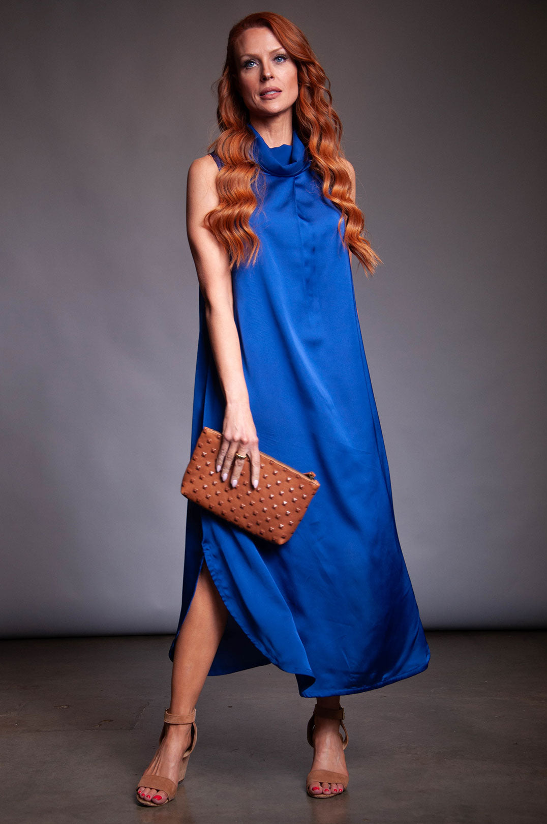 cowl neck blue dress Swing swatches-envie-strapless-mini-dress Derby Day Outfit Idea: Dress your bridesmaids in Size:4 / X-Large
