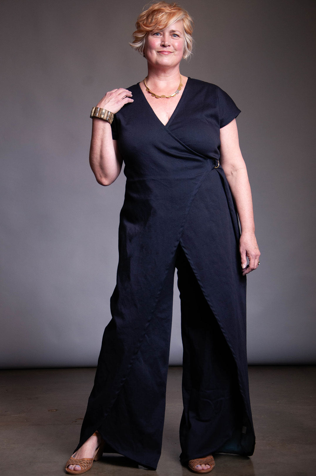 Relevant Wrap Denim Jumpsuit / Dress