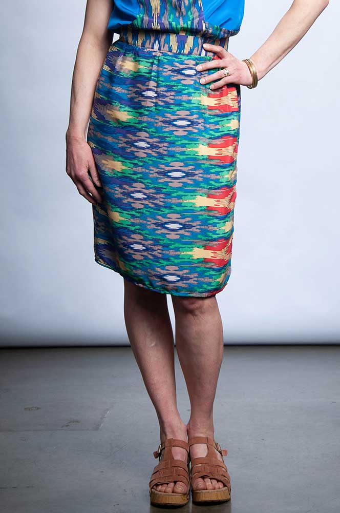 Pencil Wrap Skirt - Fully Saturated