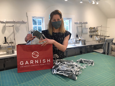 Garnish Makes Masks for Port of PDX