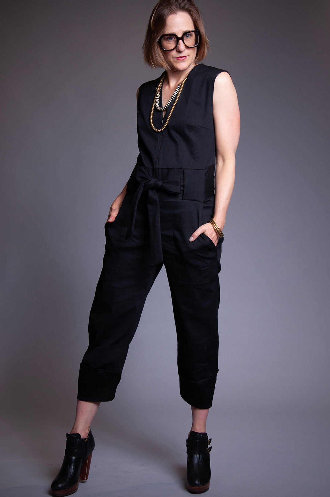 Always Jumpsuit - Black Denim
