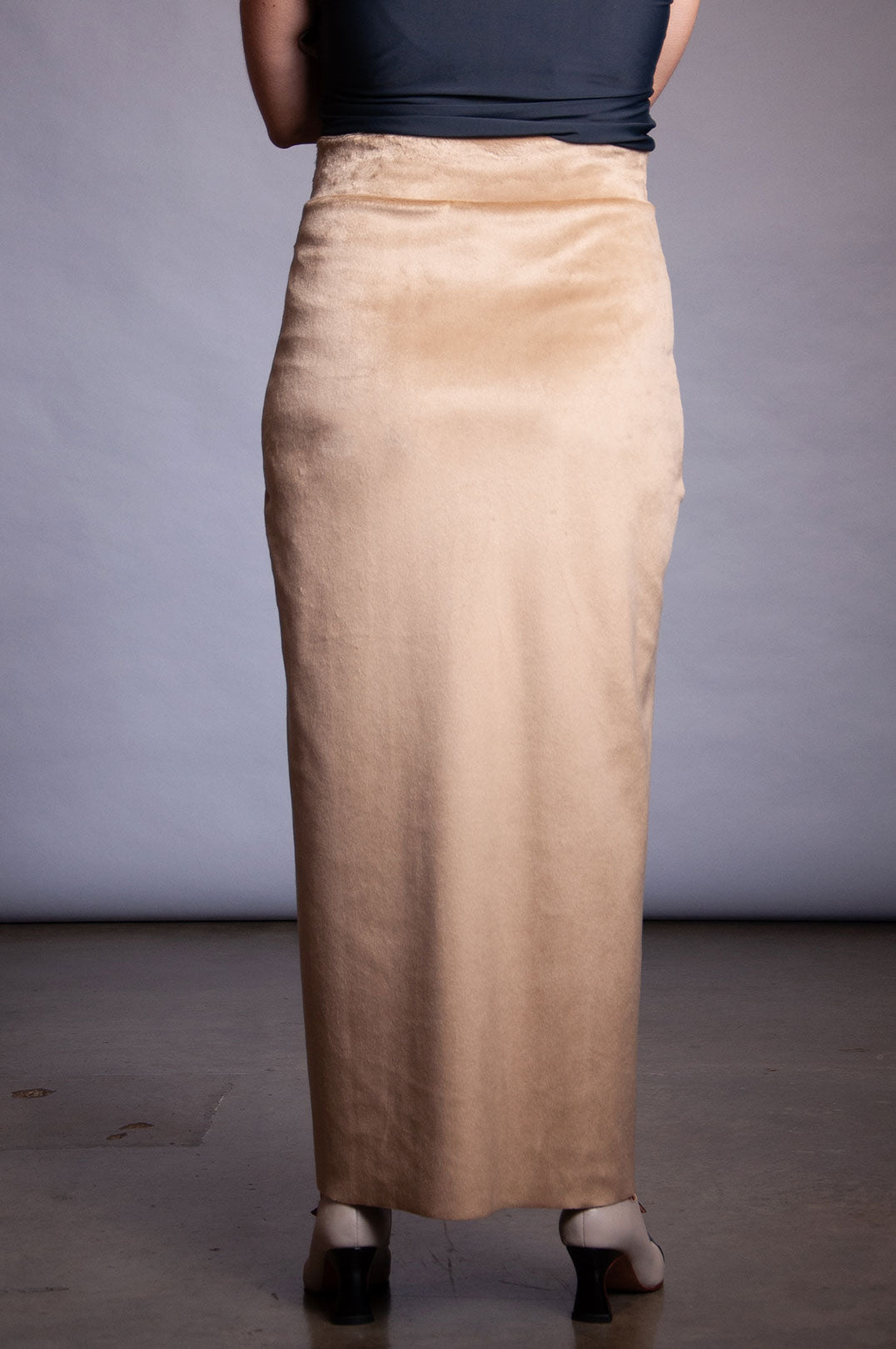 Any Occasion Skirt - Tan Faux Fur