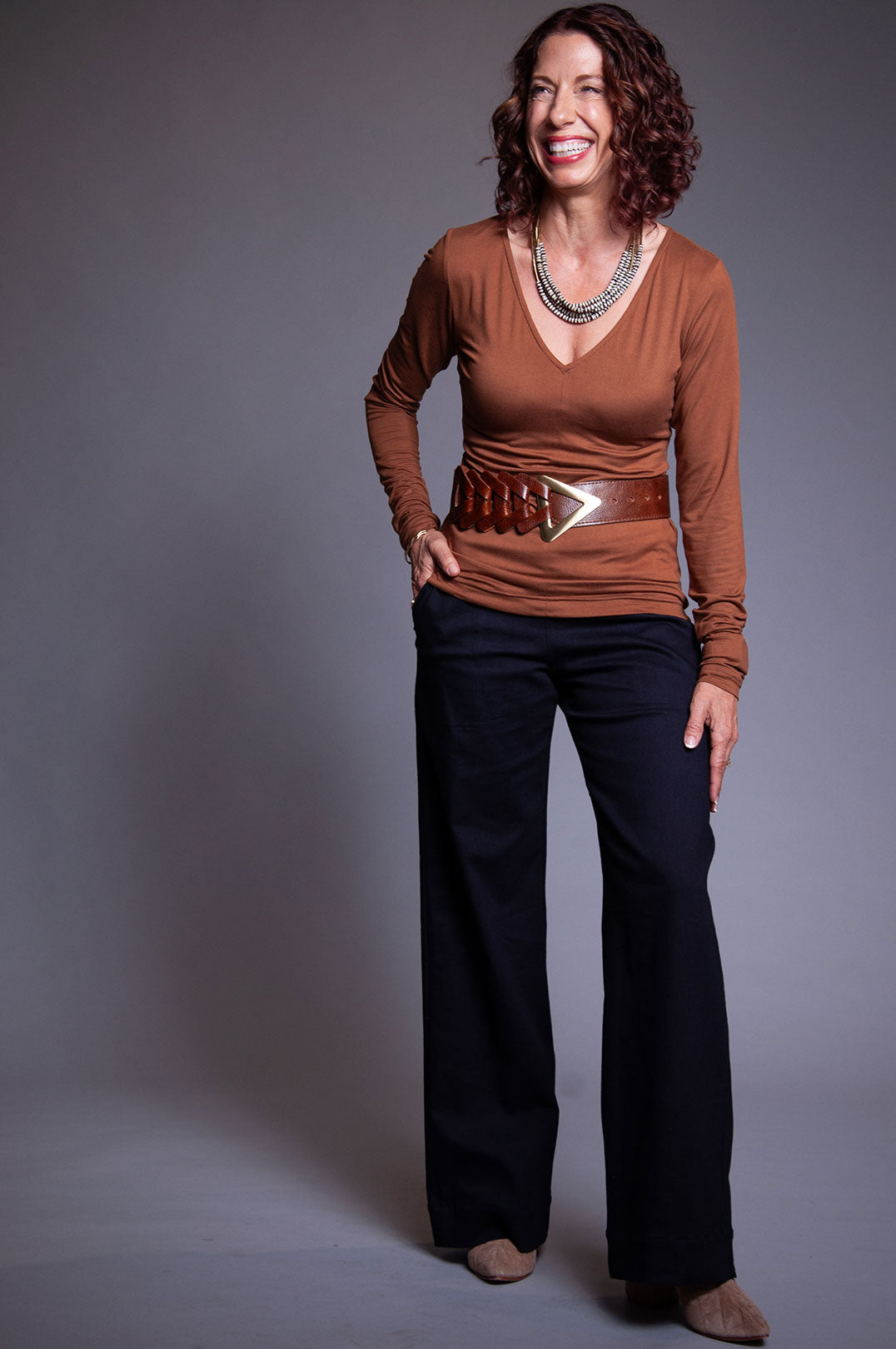Brea Top - Vintage Brown Jersey