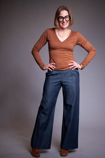 Brea Top - Vintage Brown Jersey