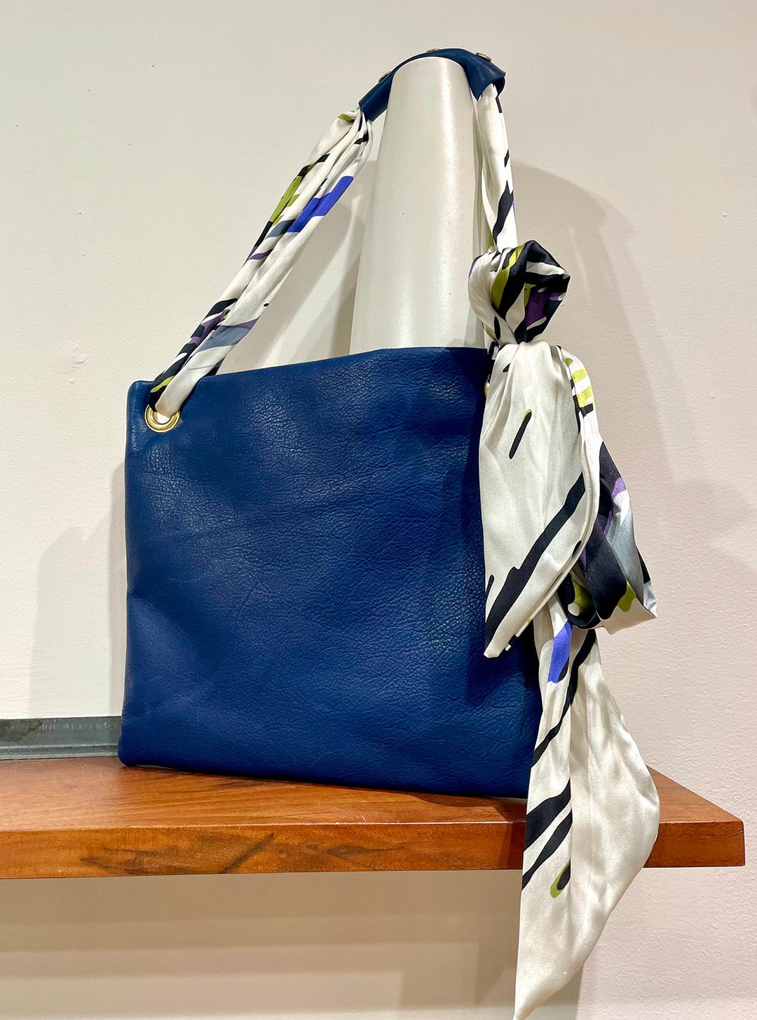 Grommet Bag - Cobalt Leather / Drip – Garnish