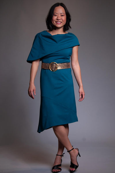 Leigh Dress - Deep Teal