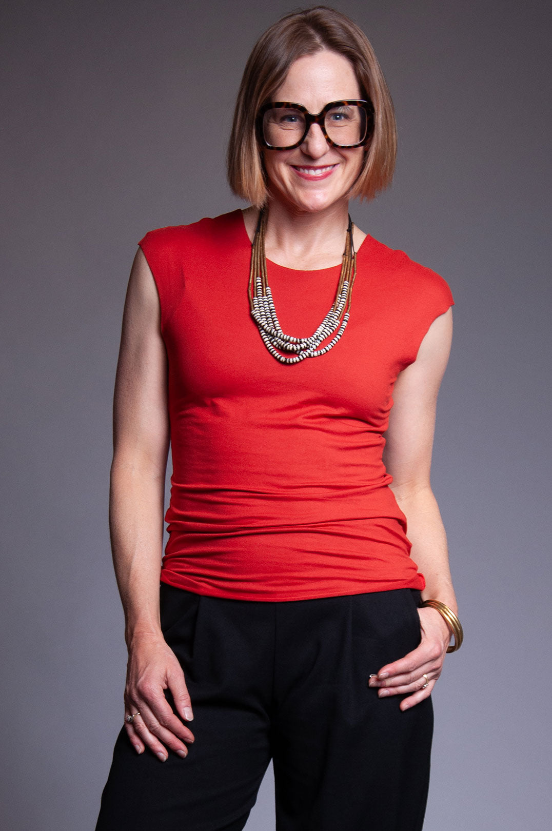 Muscle Tee - Modern Orange