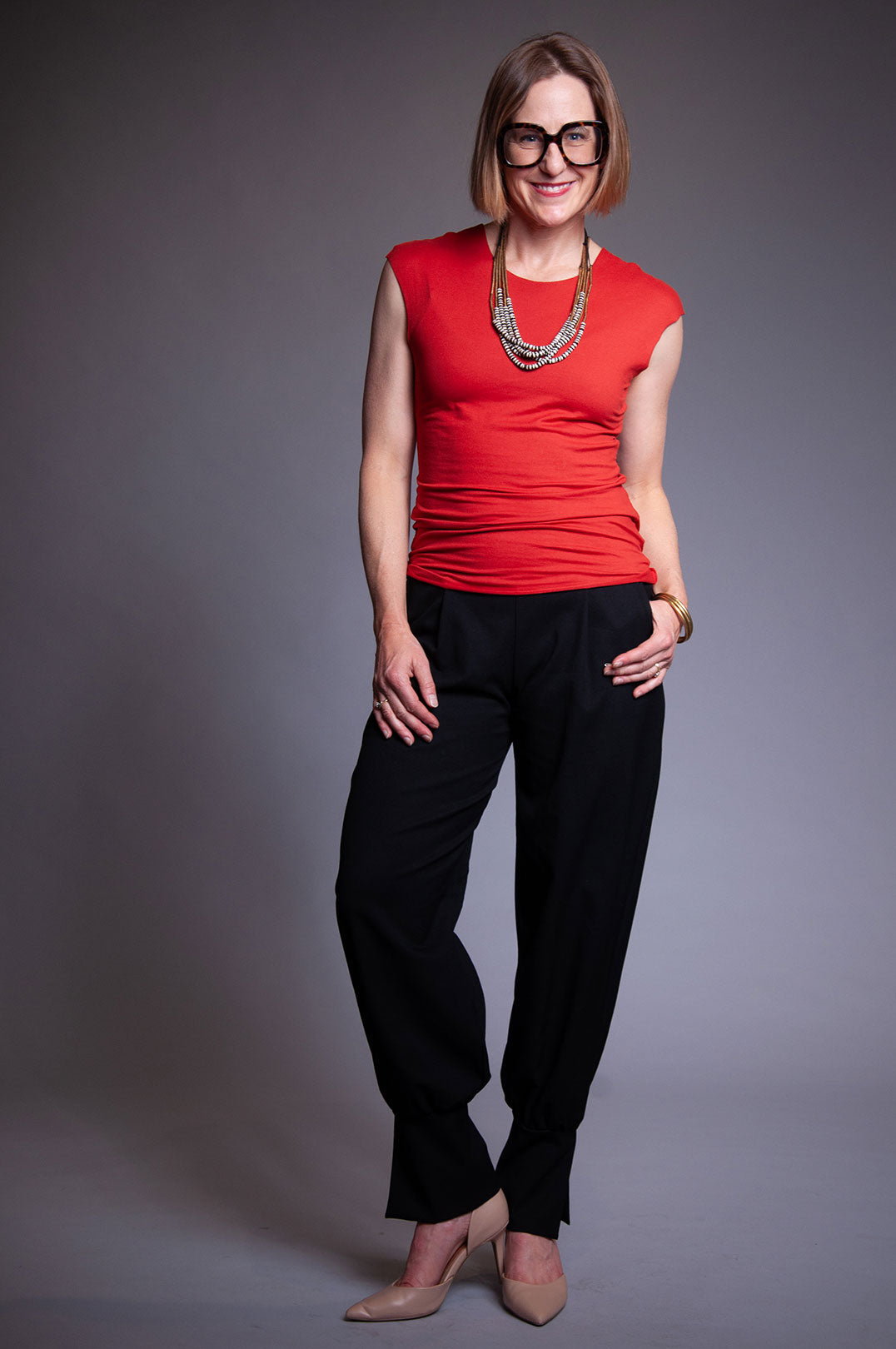 Muscle Tee - Modern Orange