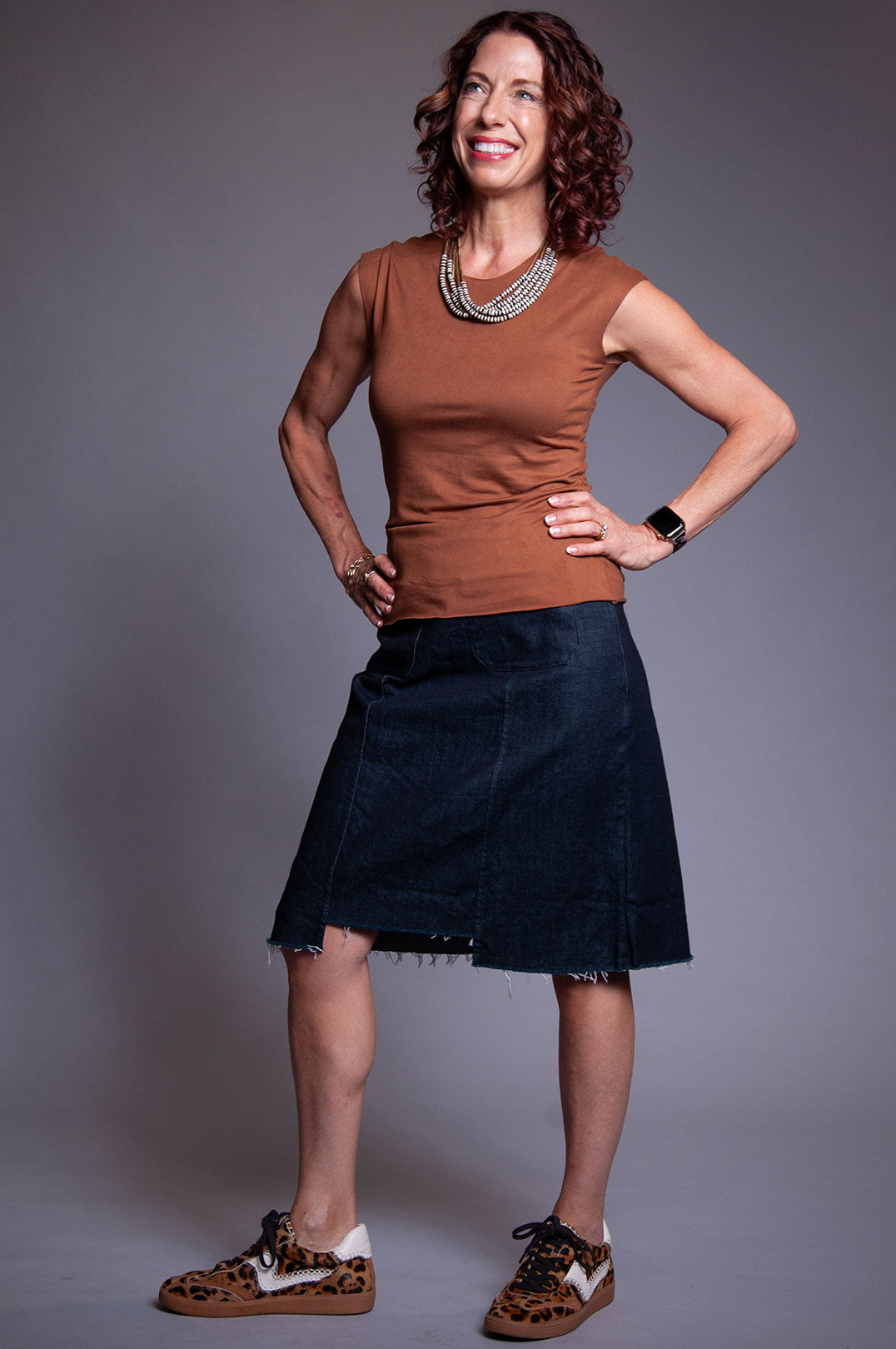 Muscle Tee - Vintage Brown Jersey