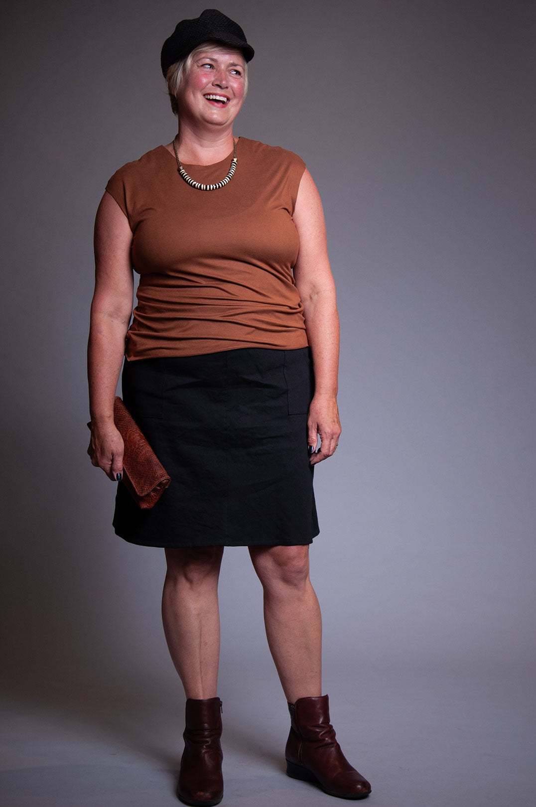 Muscle Tee - Vintage Brown Jersey