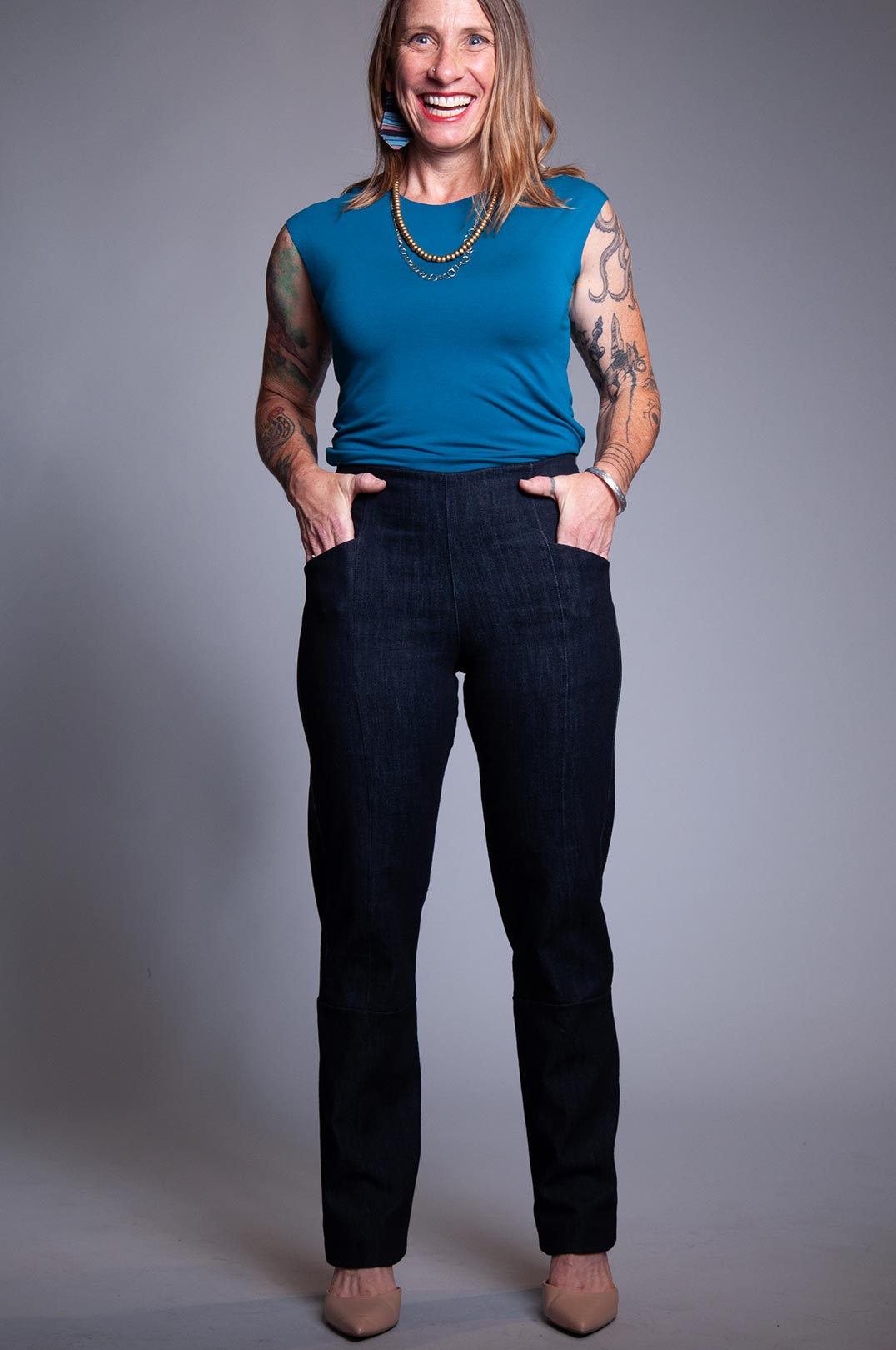 Piece Pant - Intense Denim