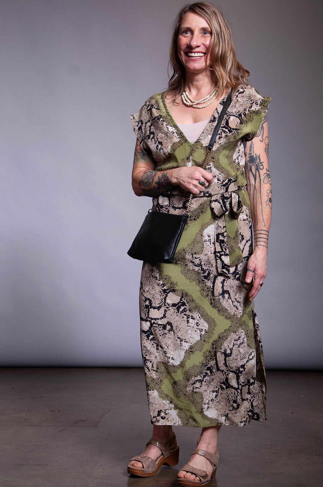 silk plunge dress The Deep Plunge Gown