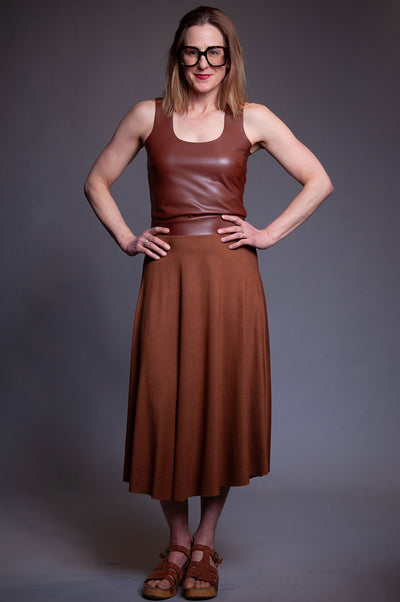 Rhys Skirt - Vintage Brown Jersey