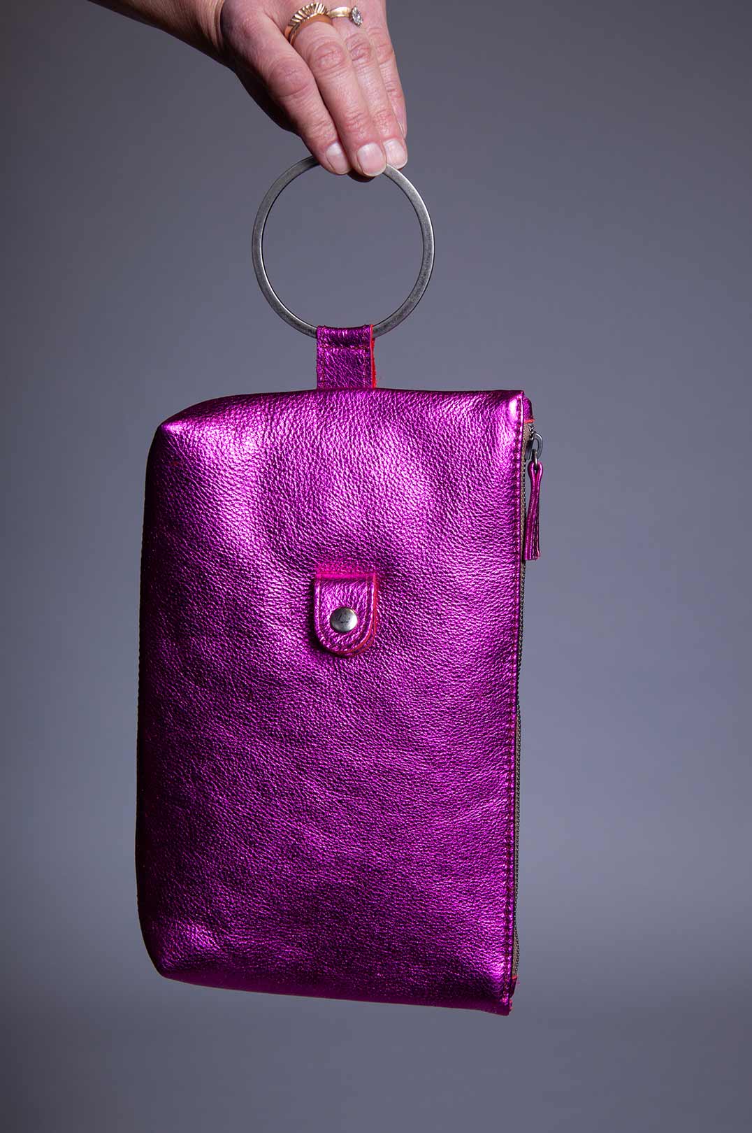 Ring Clutch - Hot Pink