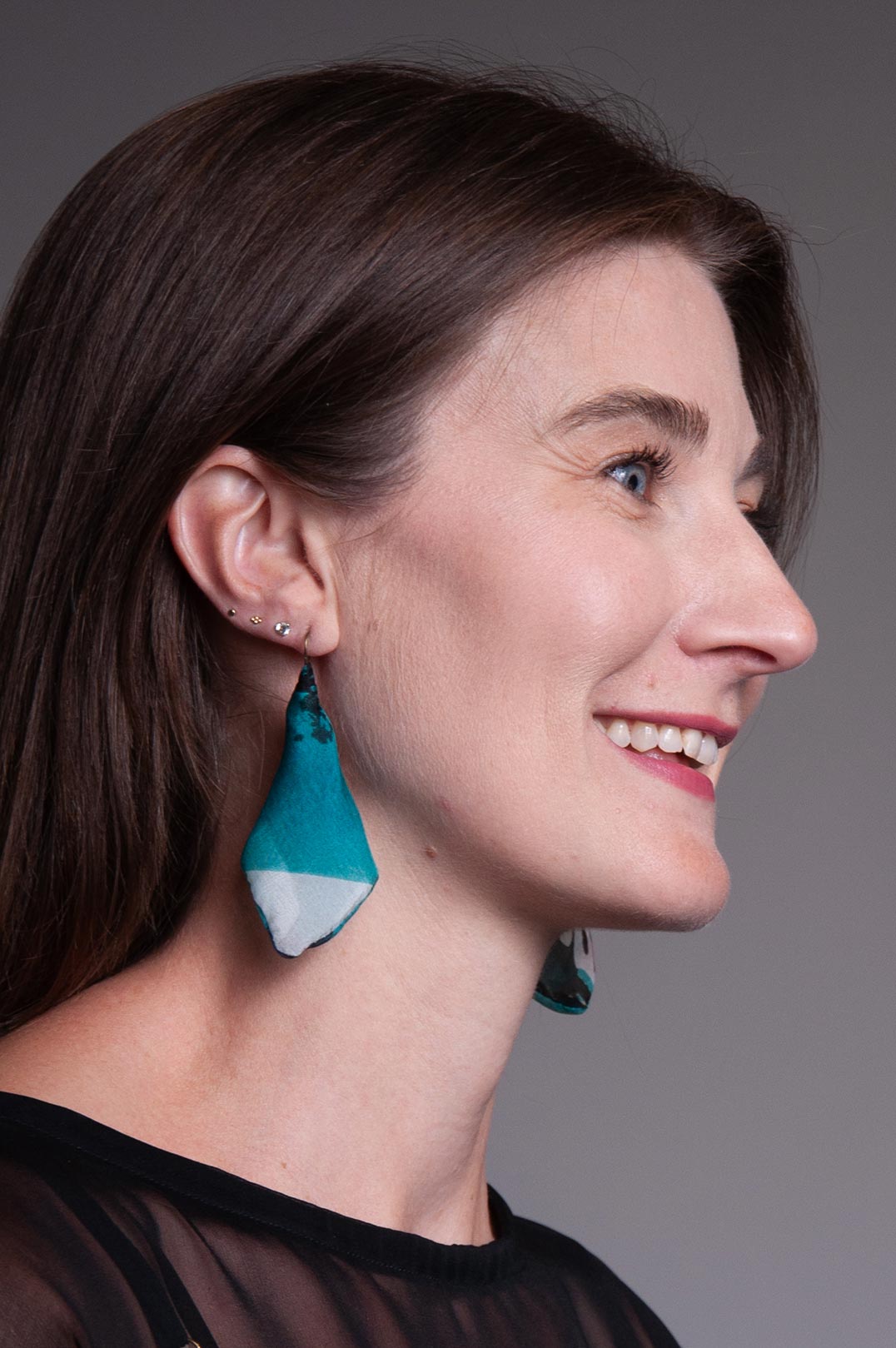 Scarflette Earrings - Broad Strokes