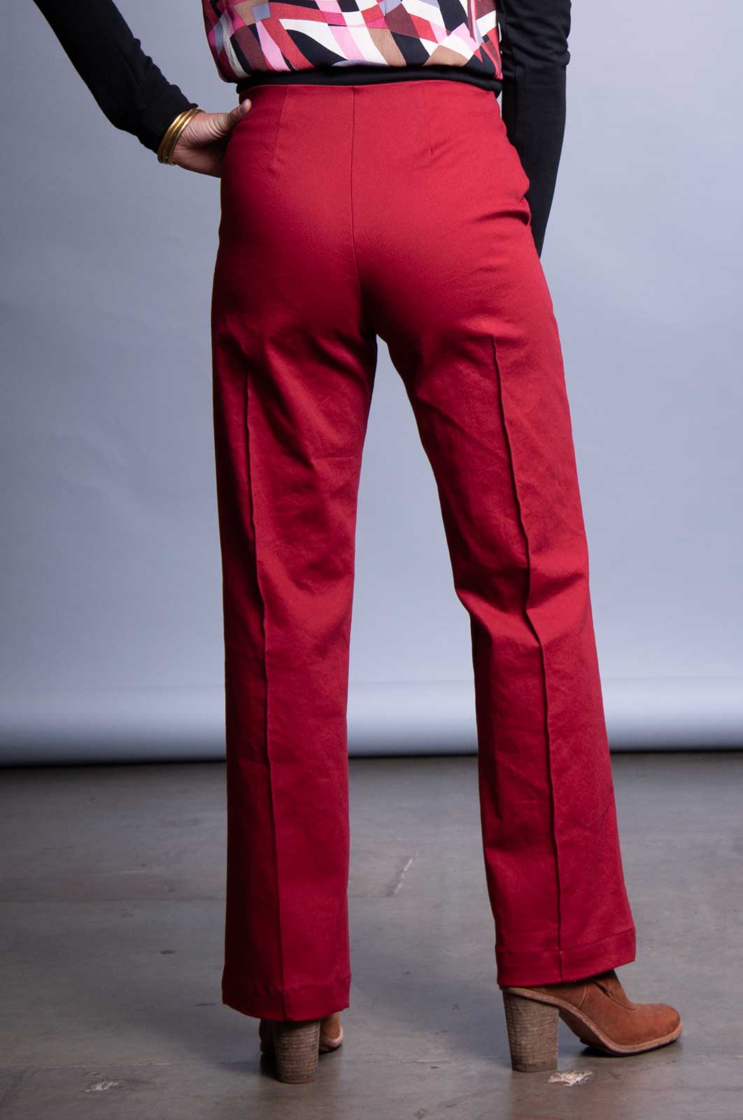 Slim Fit Trouser - Rothko Red