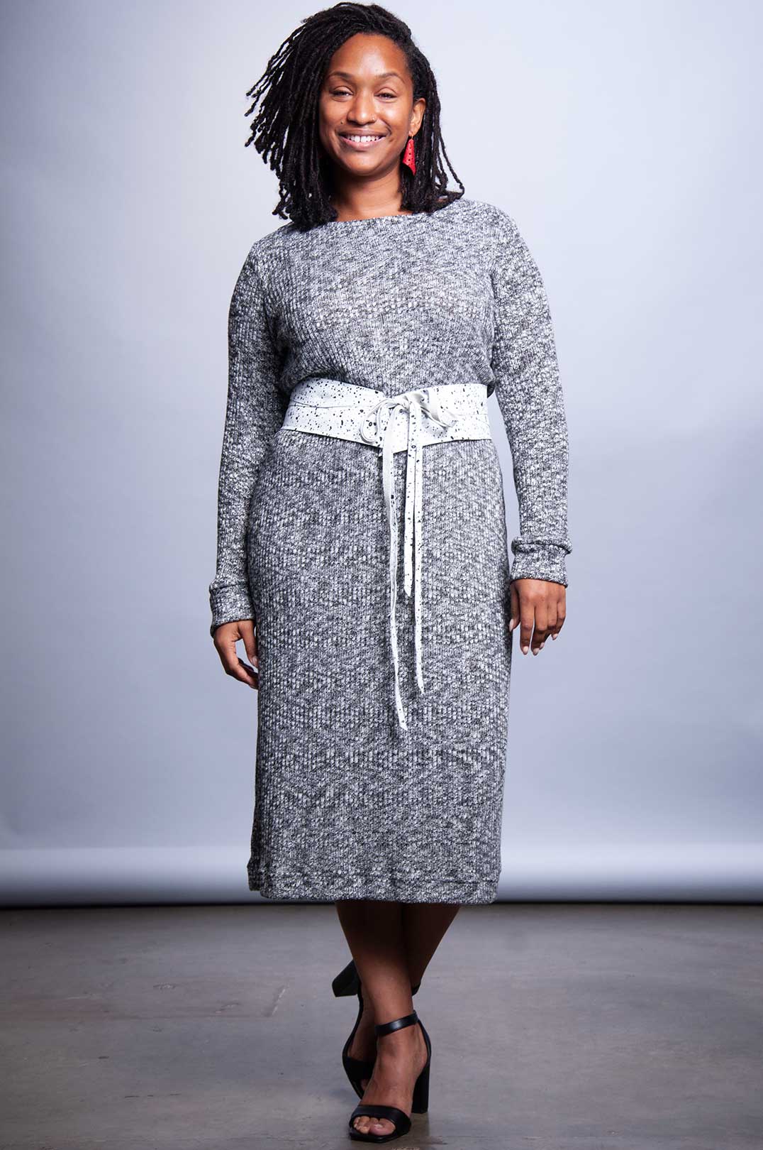 heather grey sweater dress Infant Party Dress