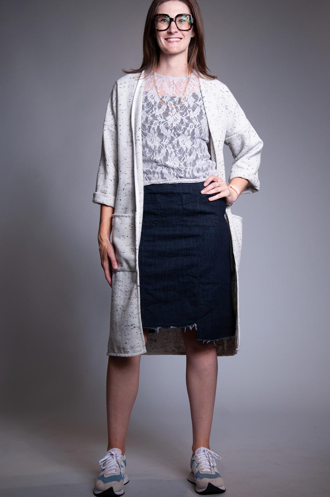 Work Skirt - Intense Denim