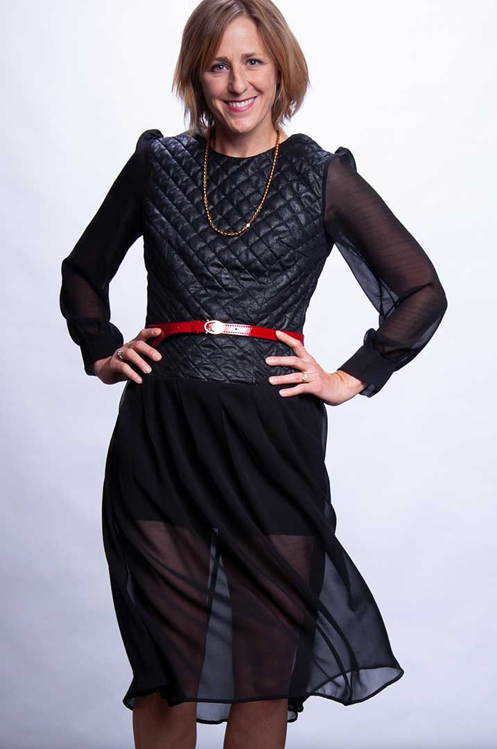Going Out Dress - Black Quilted Faux Leather