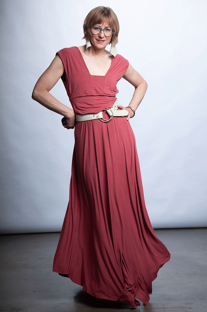 Rhianna Dress - Dusty Mauve S